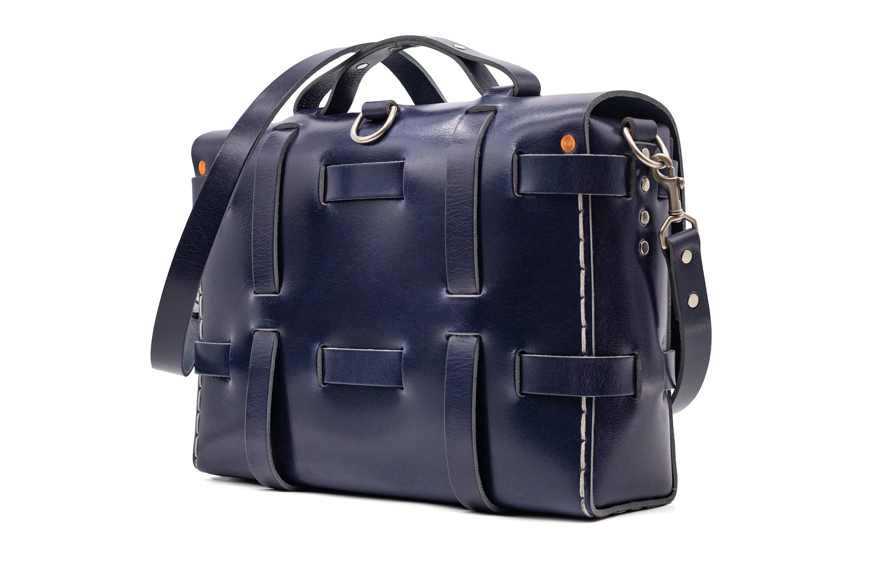 No. 4316 - Bohemian Leather Satchel