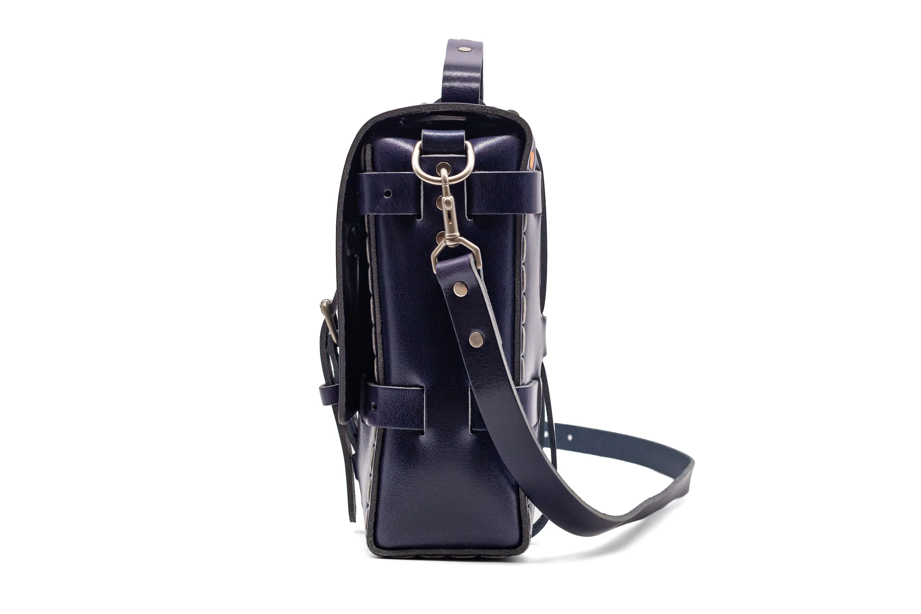 No. 4316 - Bohemian Leather Satchel