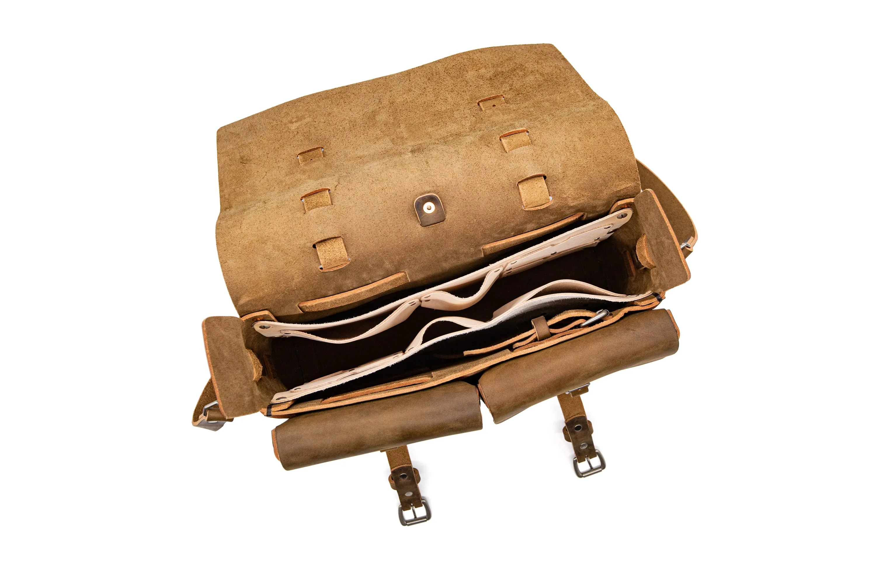 No. 4316 - Bohemian Leather Satchel