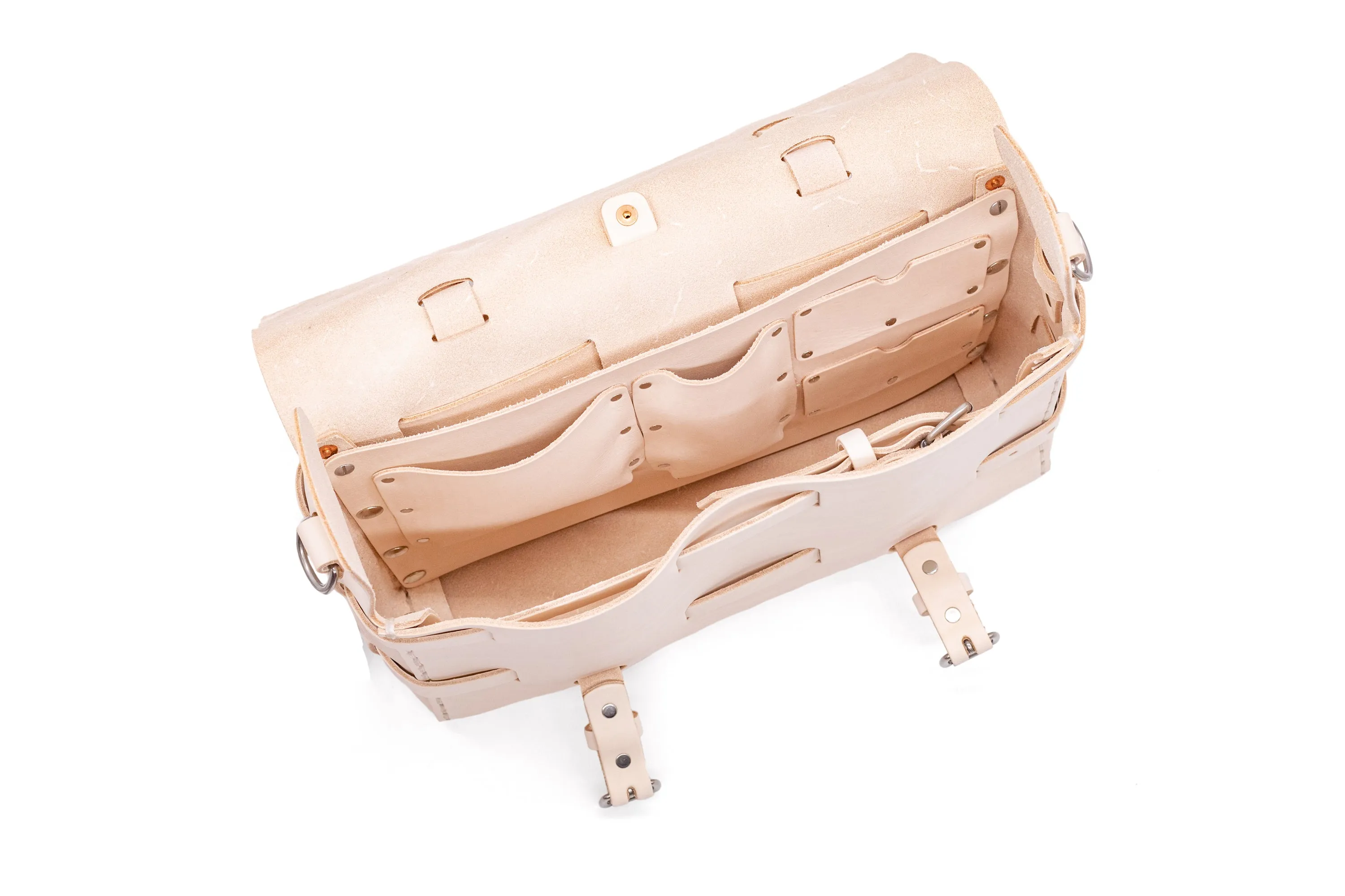 No. 4316 - Bohemian Leather Satchel