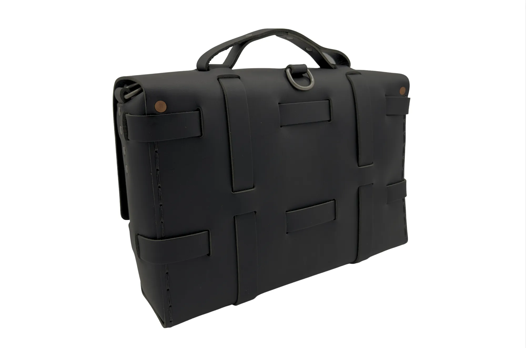No. 4316 - Bohemian Leather Satchel