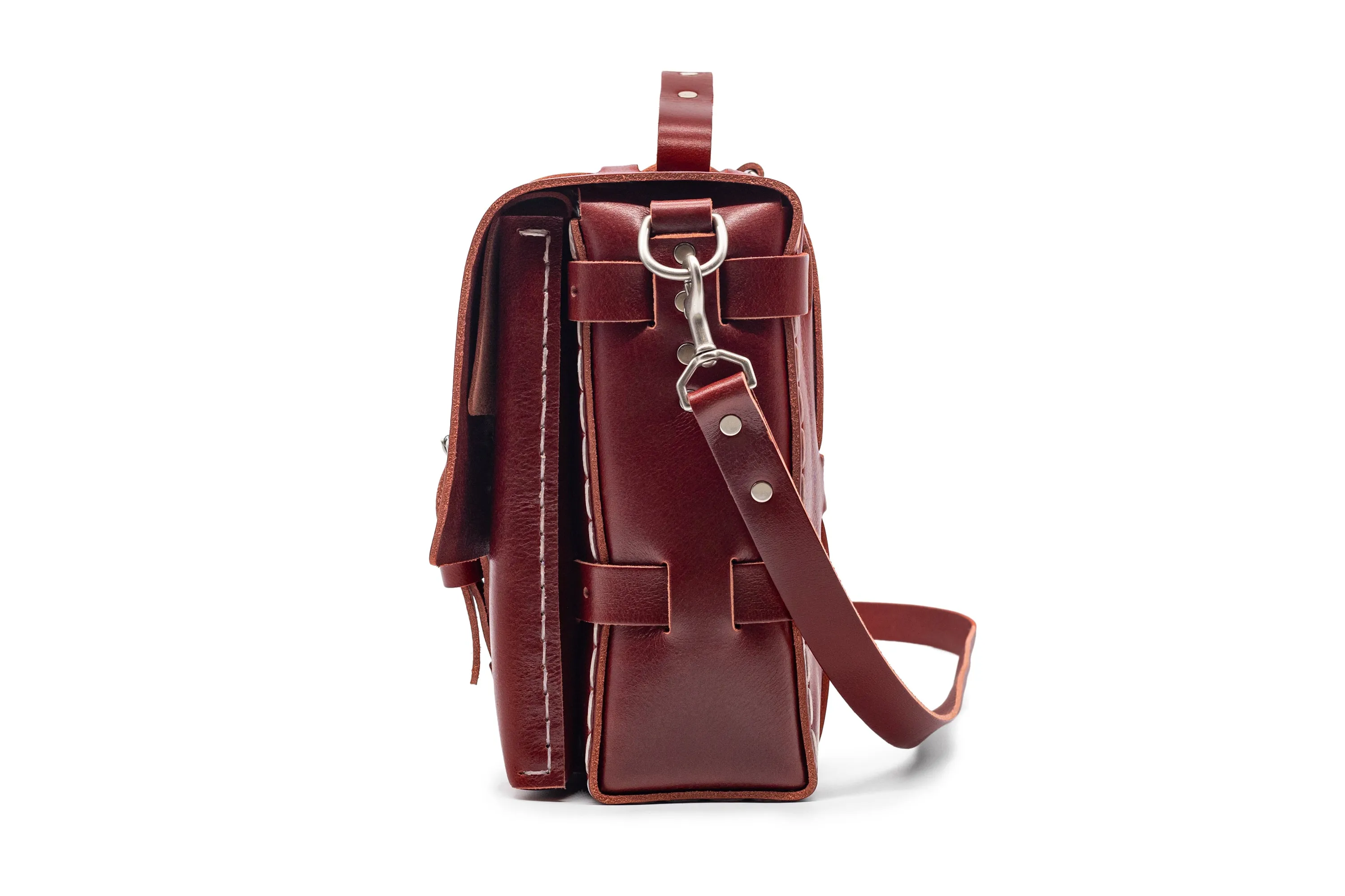 No. 4316 - Bohemian Leather Satchel