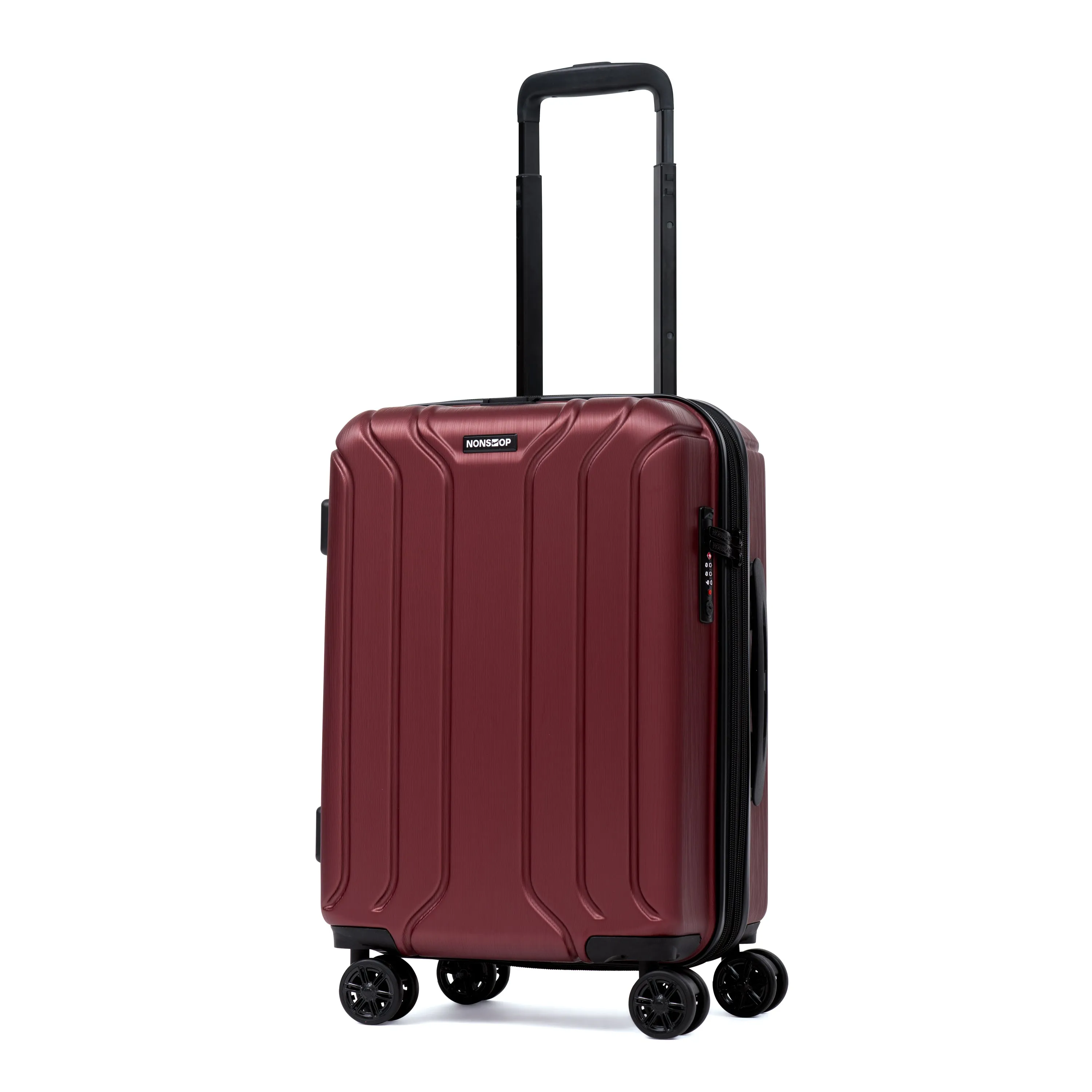 NONSTOP To New York 20-Inch Expandable Spinner with TSA Lock and Double USB Port