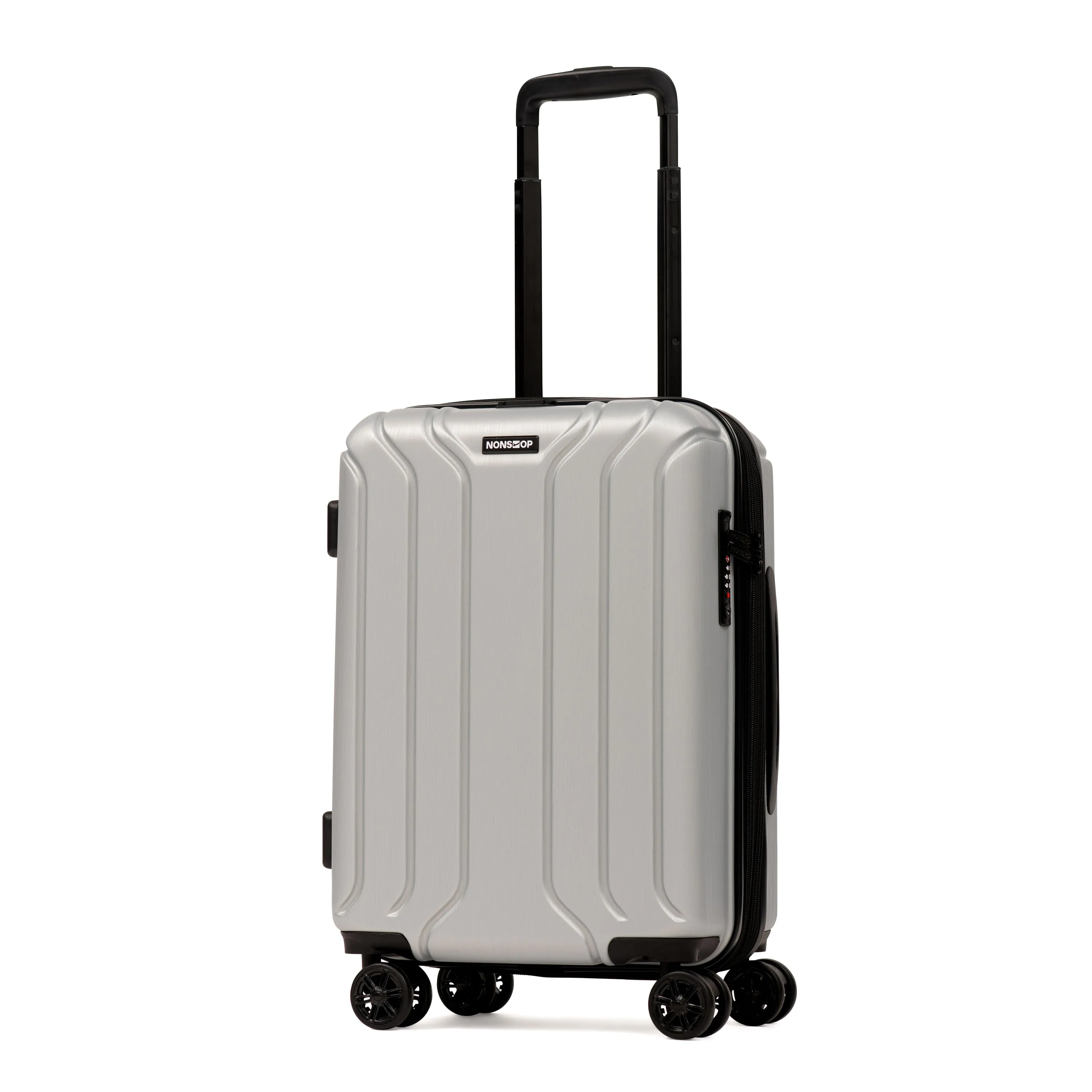 NONSTOP To New York 20-Inch Expandable Spinner with TSA Lock and Double USB Port