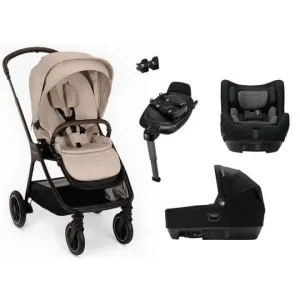 Nuna TRIV Next Generation Cari Travel System (Biscotti)