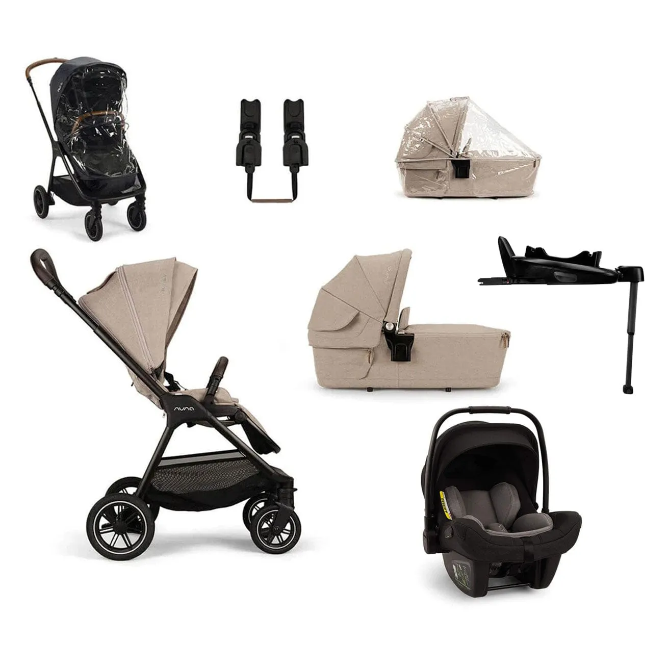 Nuna TRIV Next Generation Pipa Bundle in Biscotti