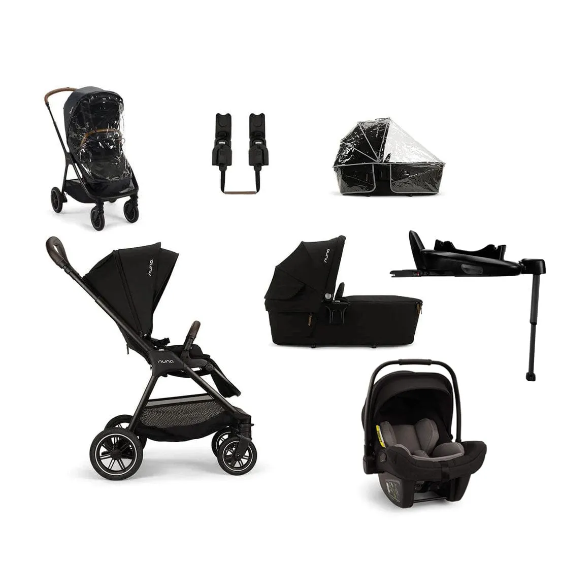 Nuna TRIV Next Generation Pipa Bundle in Caviar