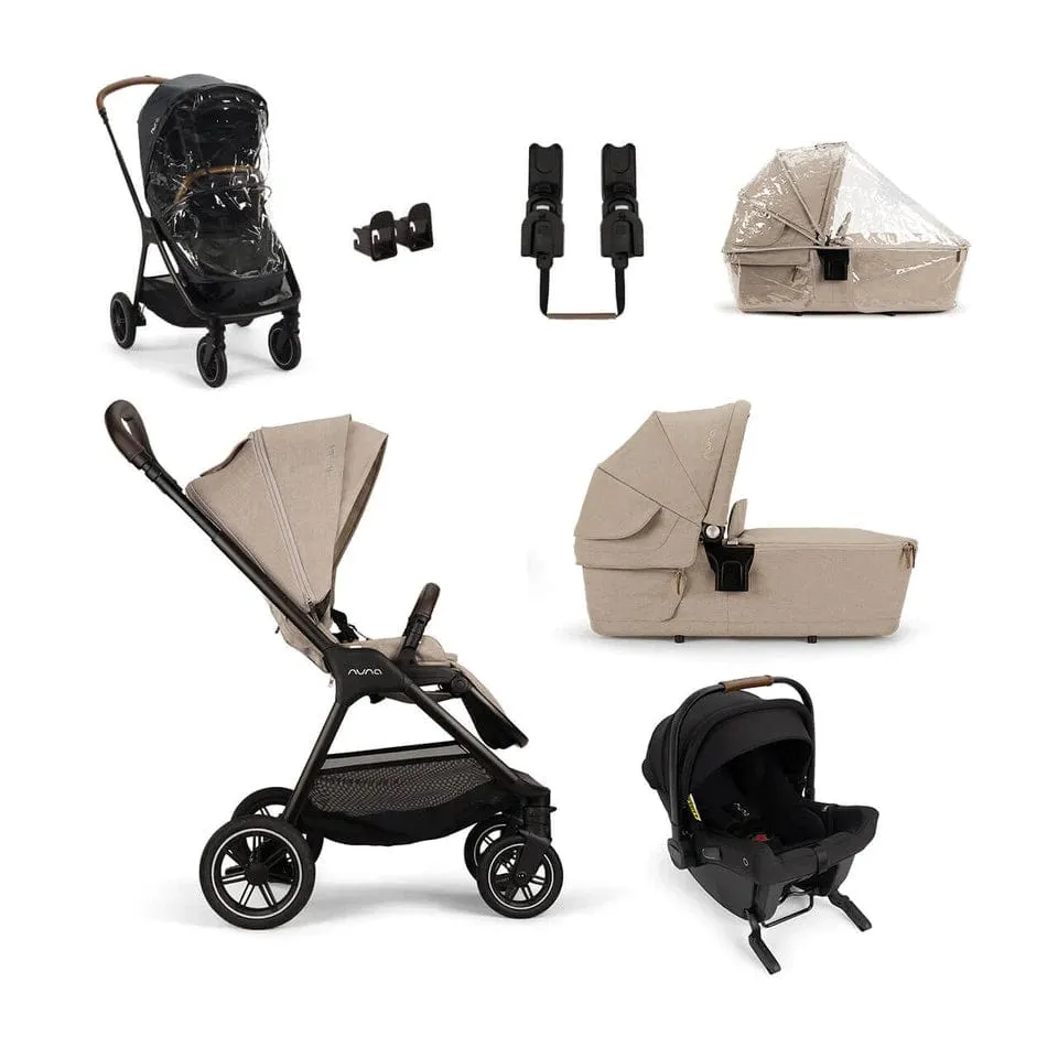 Nuna TRIV Next URBN Bundle in Biscotti