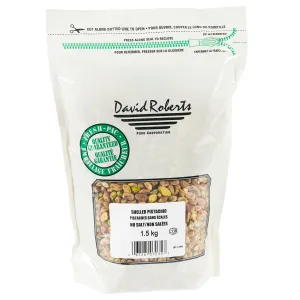 Nut Pistachio Shelled - 2 x 1.5 kg - David Roberts - Restaurant and Foodservice Ingredients - Canadian Distribution