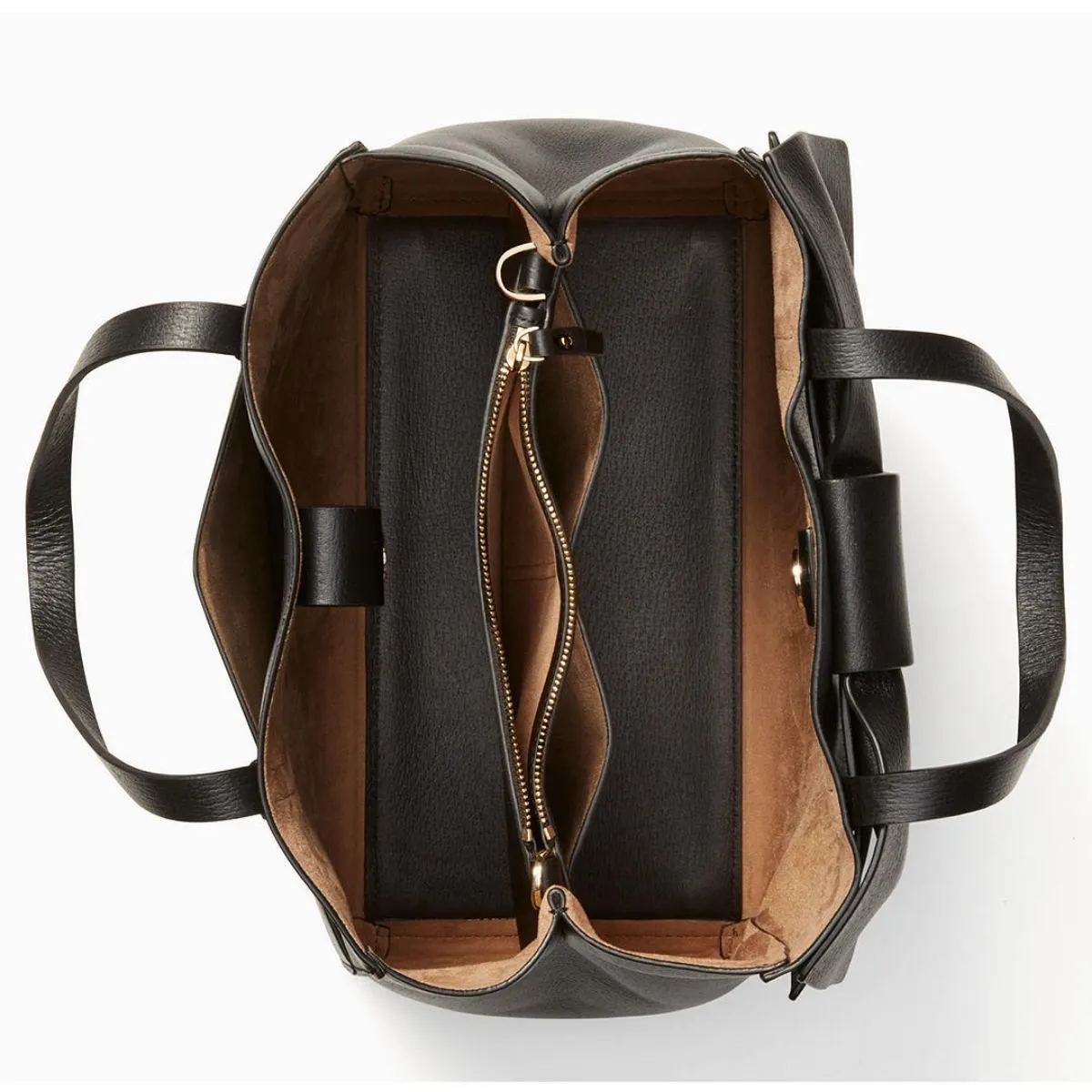 Olive Drive Brigette Bow Black Satchel Bag