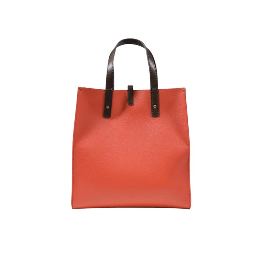 Orange Polyethylene Backpack