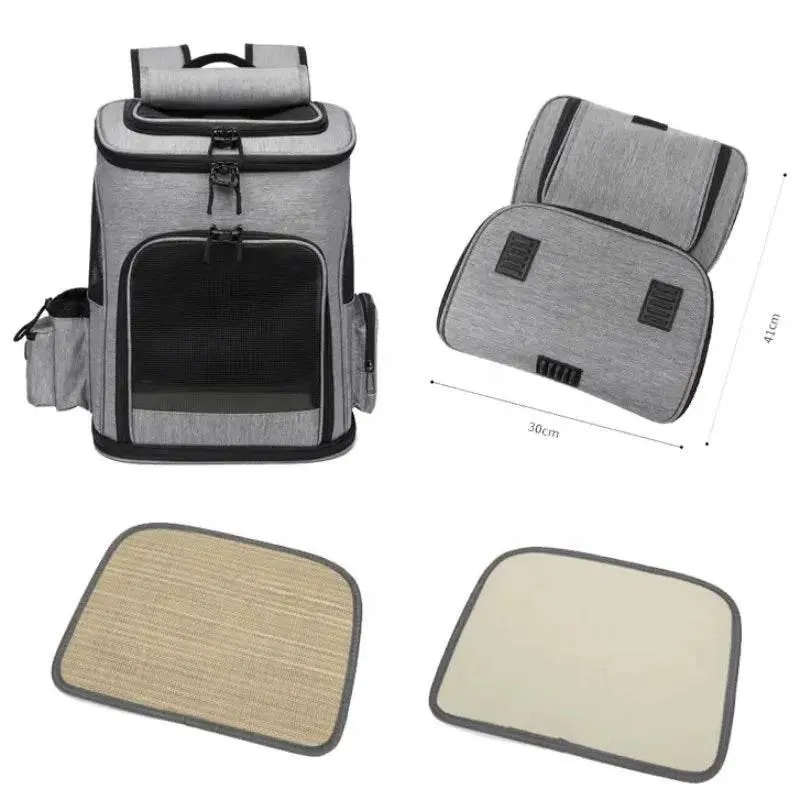 Pet Travel Backpack - Expandable Breathable Carrier