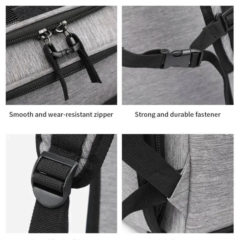 Pet Travel Backpack - Expandable Breathable Carrier