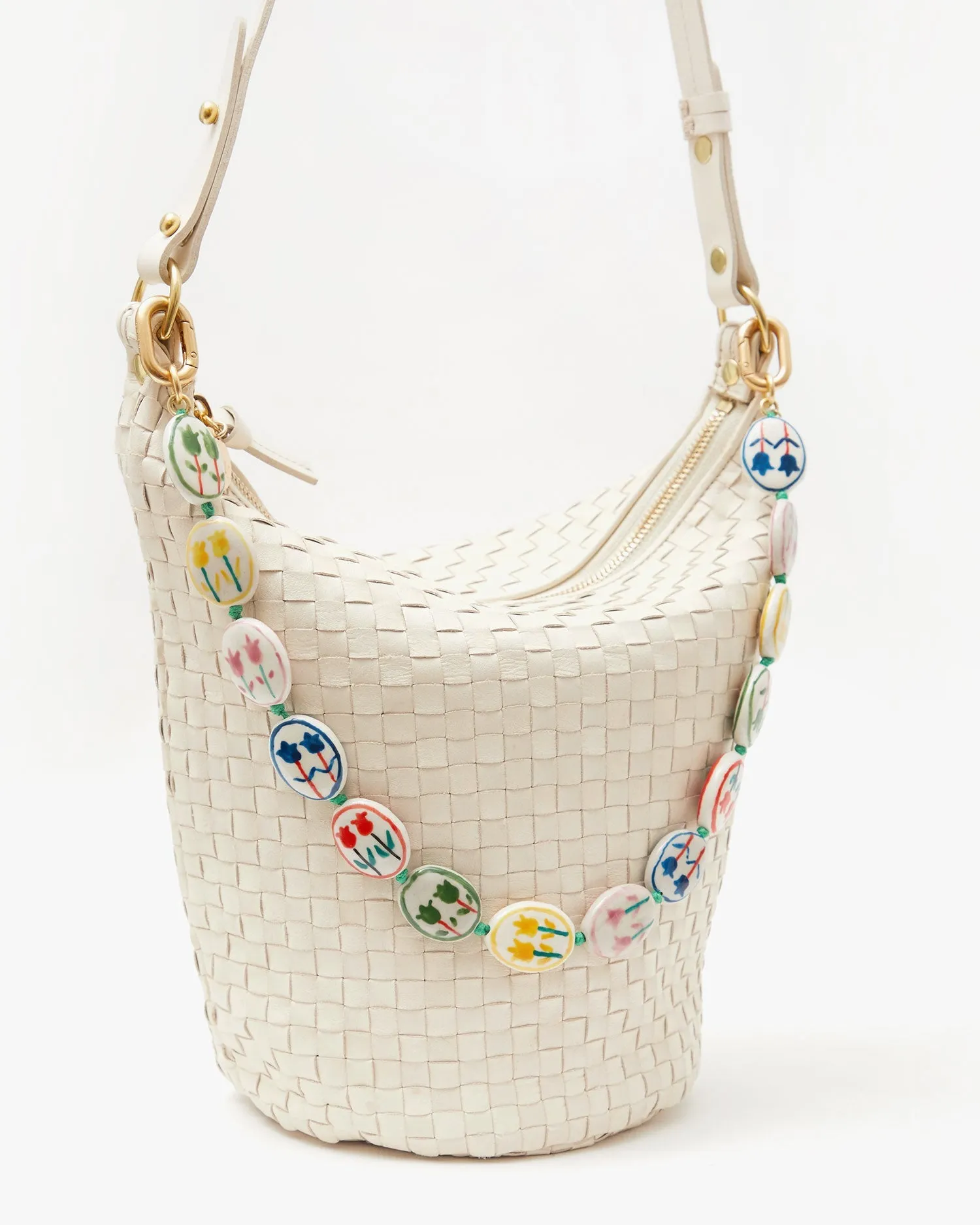 Petit Jeanne - Cream Woven Checker
