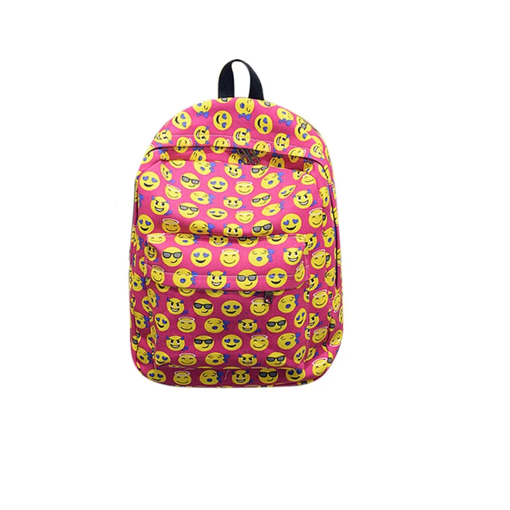 Plush Emoji Backpacks