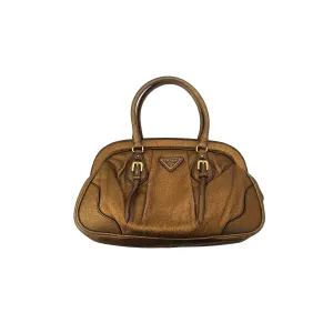 Prada Metallic Mini Top Handle