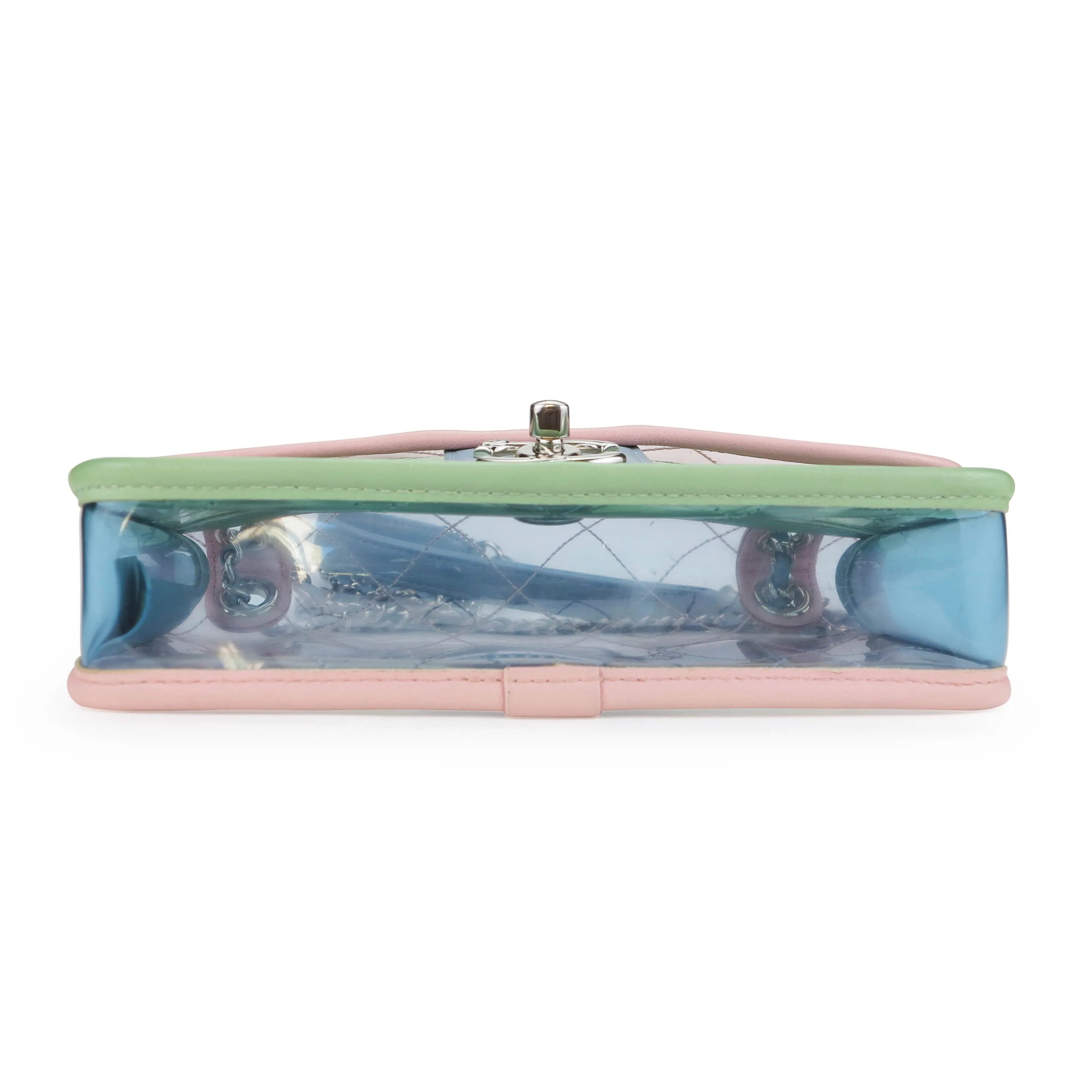 PVC Coco Splash Mini Flap Bag Pink Blue Green