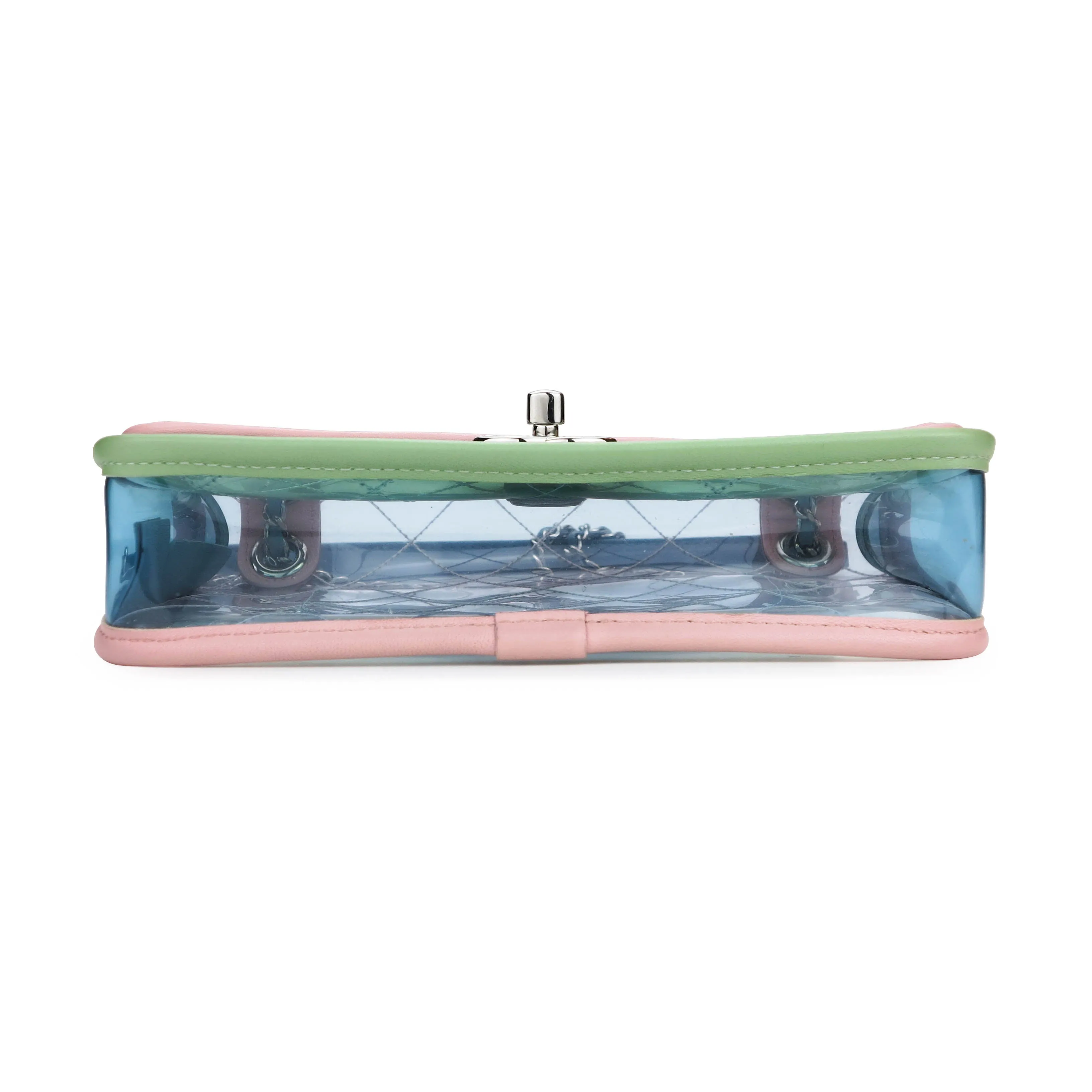 PVC Coco Splash Multicolor Mini Flap Bag
