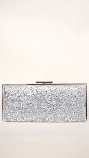 Quarts Silver Clutch