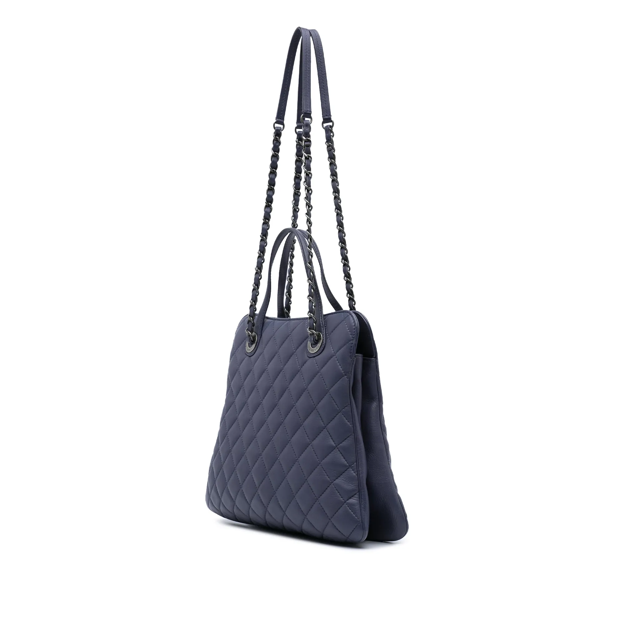 Quilted Lambskin Daily Shopping Tote
