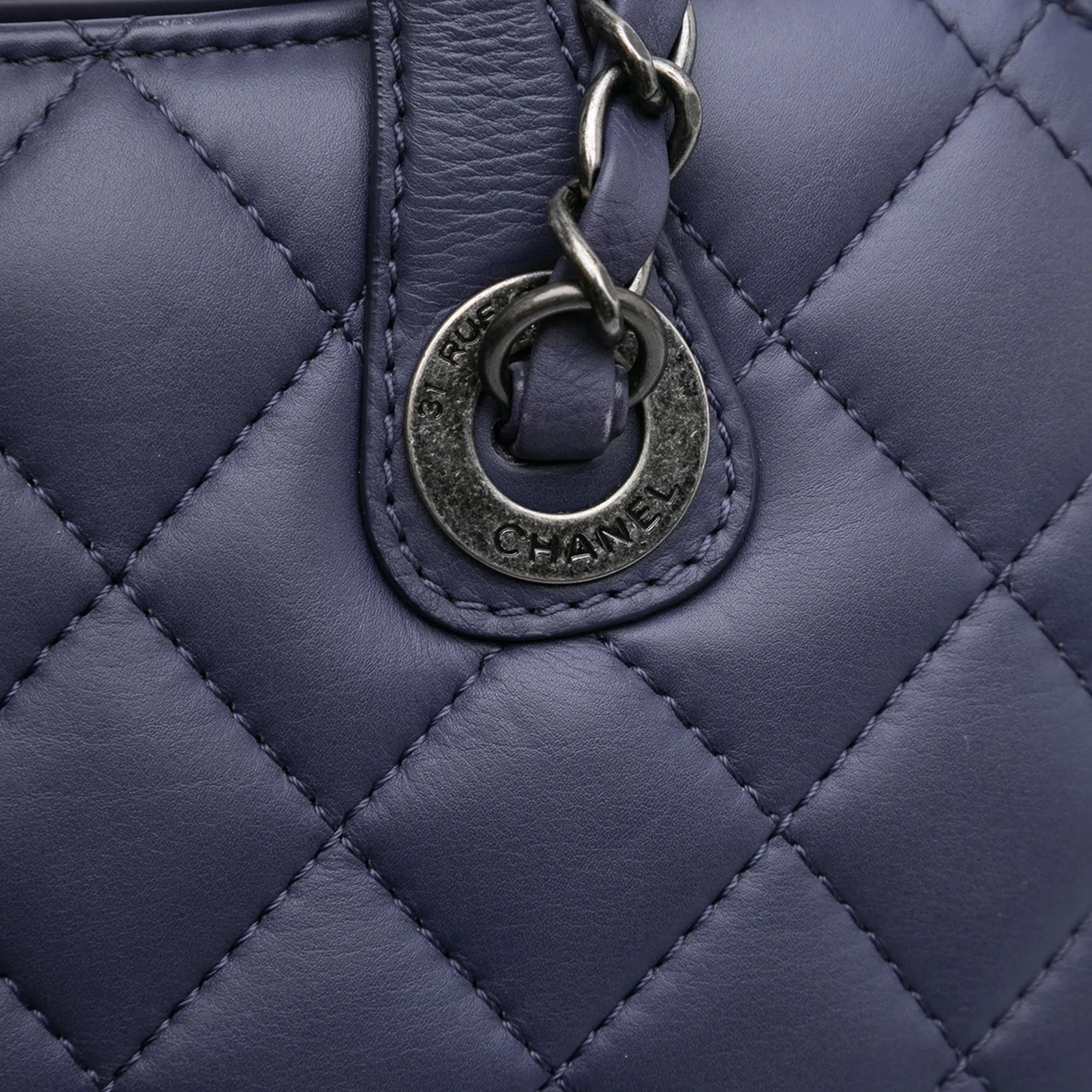 Quilted Lambskin Daily Shopping Tote