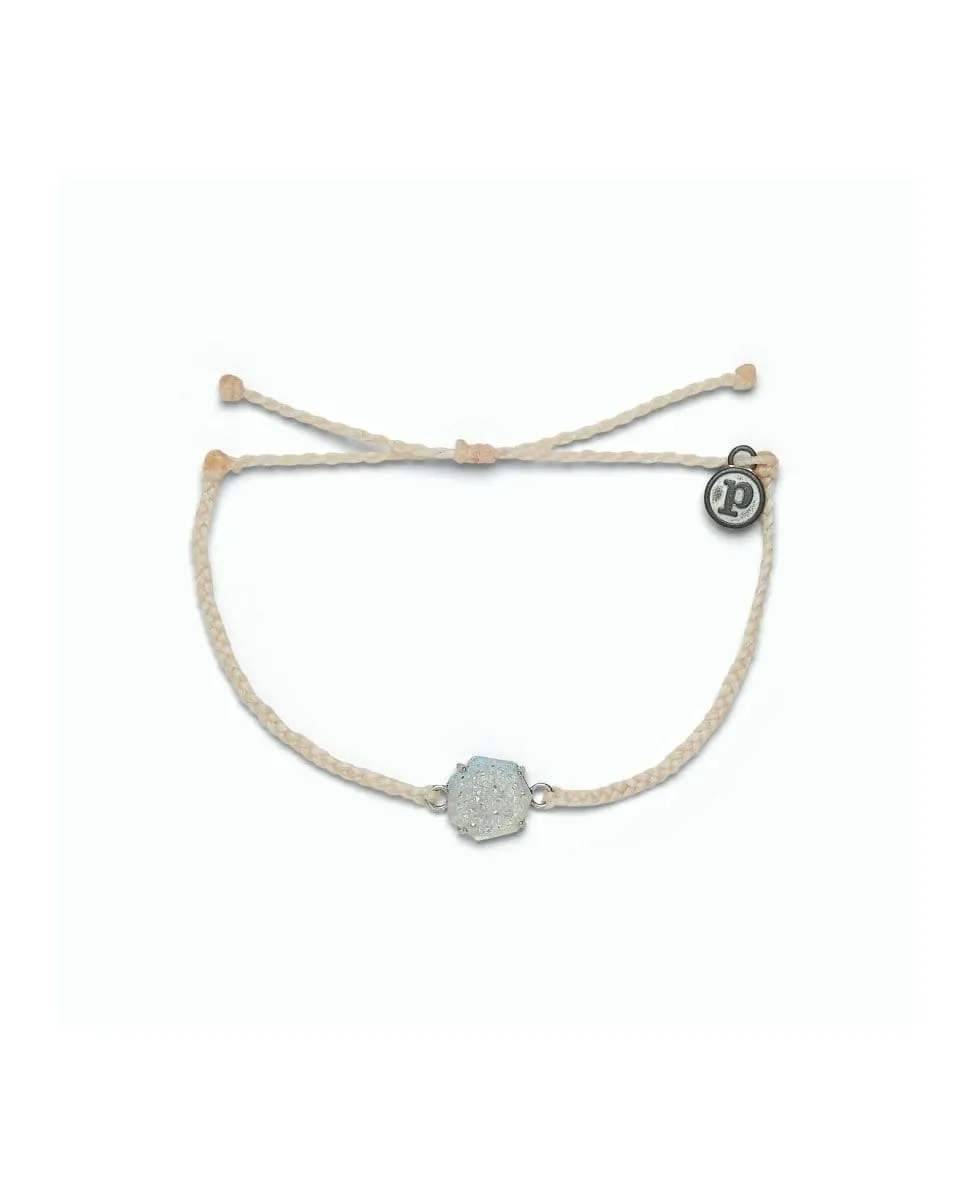 Rainbow Geode Bracelet Vanilla