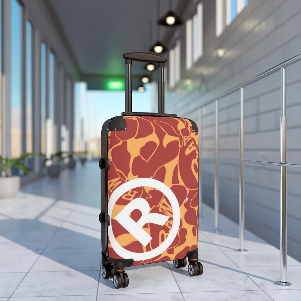 Raw Sushi orange camo Cabin Suitcase