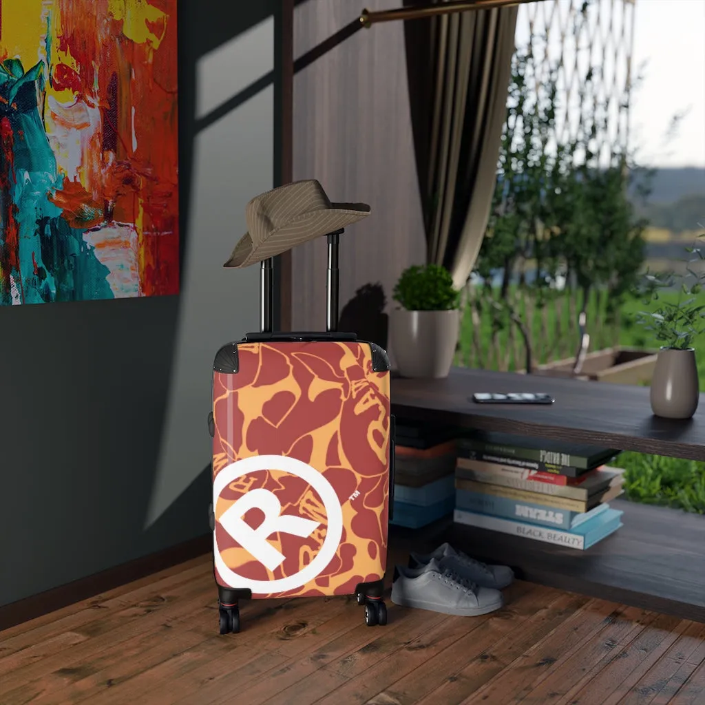 Raw Sushi orange camo Cabin Suitcase