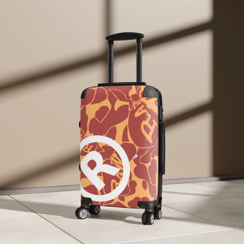 Raw Sushi orange camo Cabin Suitcase