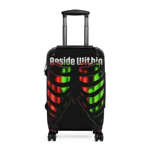 Reside Within Glowing Ribs Candlesticks Cabin Suitcase