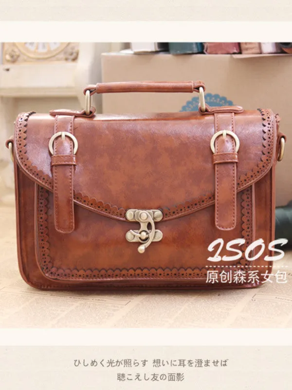 retro scalloped satchel