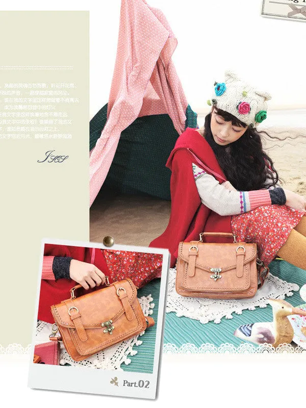 retro scalloped satchel