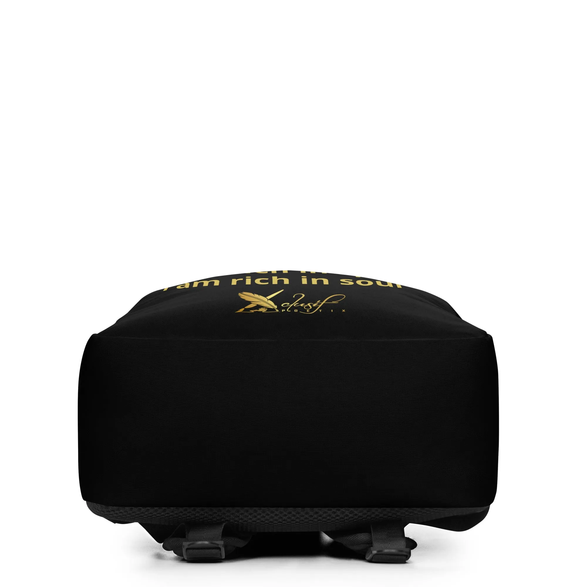 RICH BY XCLUSIF POETIX BLACK & GOLD Minimalist Backpack