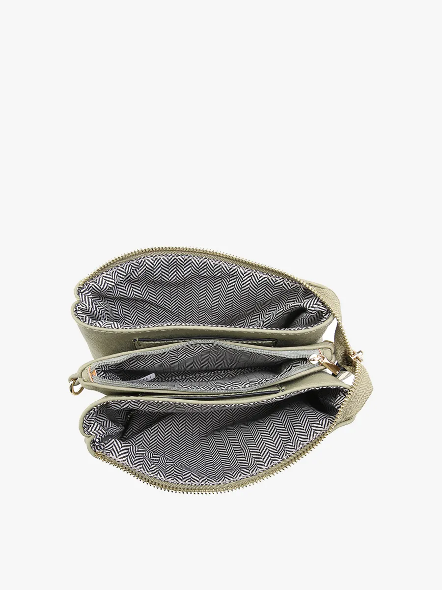 Riley Reptile Crossbody/Wristlet
