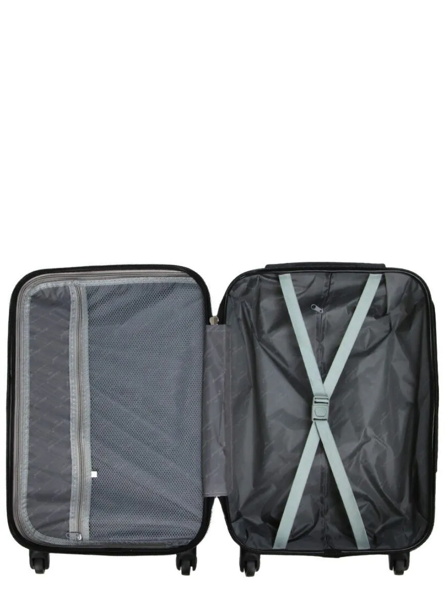Robust Lightweight Blue Hard shell Suitcase 4 Wheel Luggage