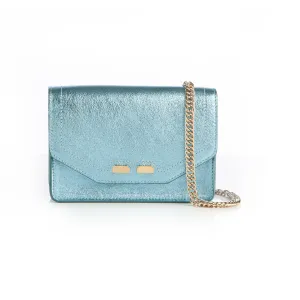 Samuel in Metallic Light Blue