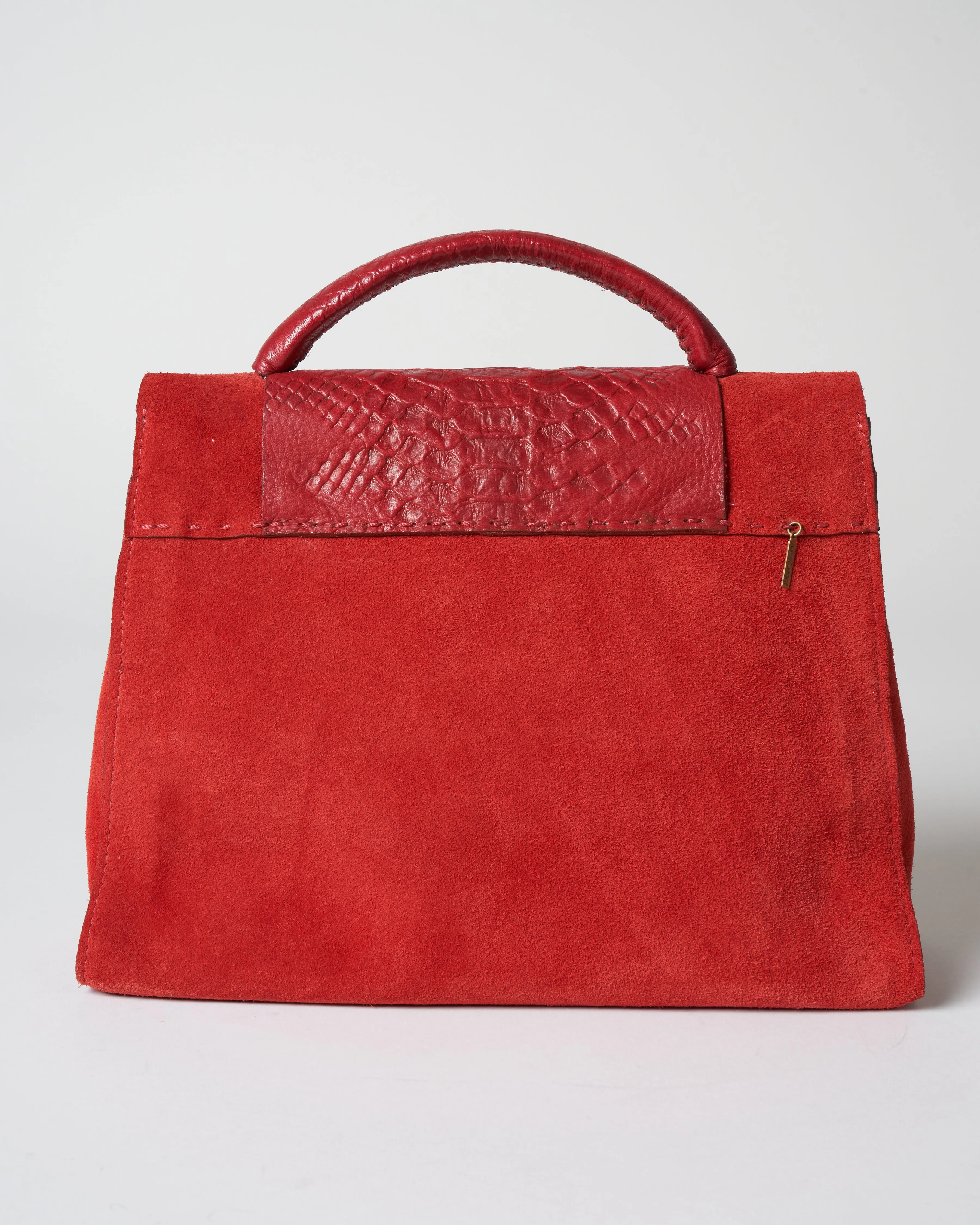 satchel - red