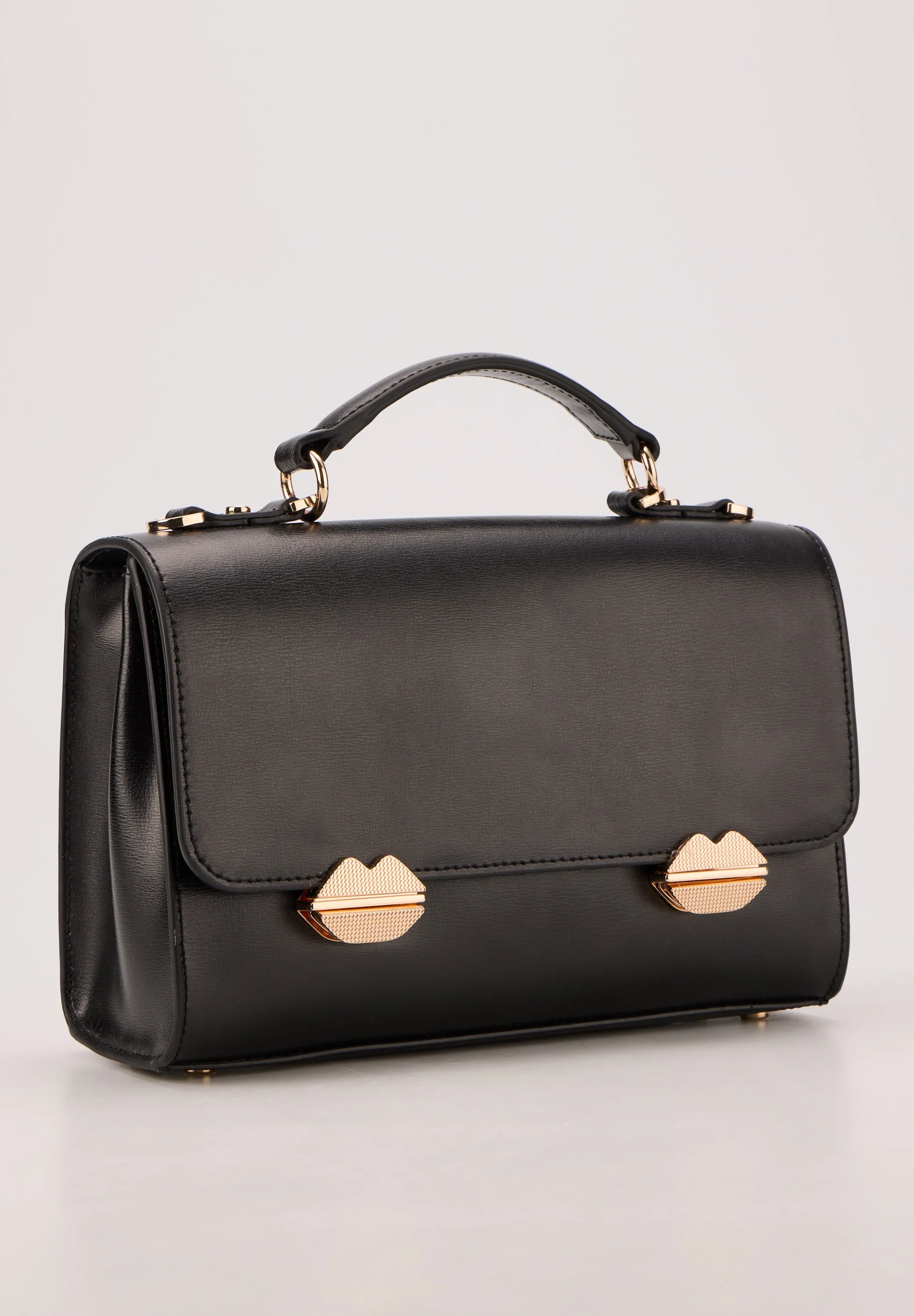 Satchel-Sealed With A Kiss Noir