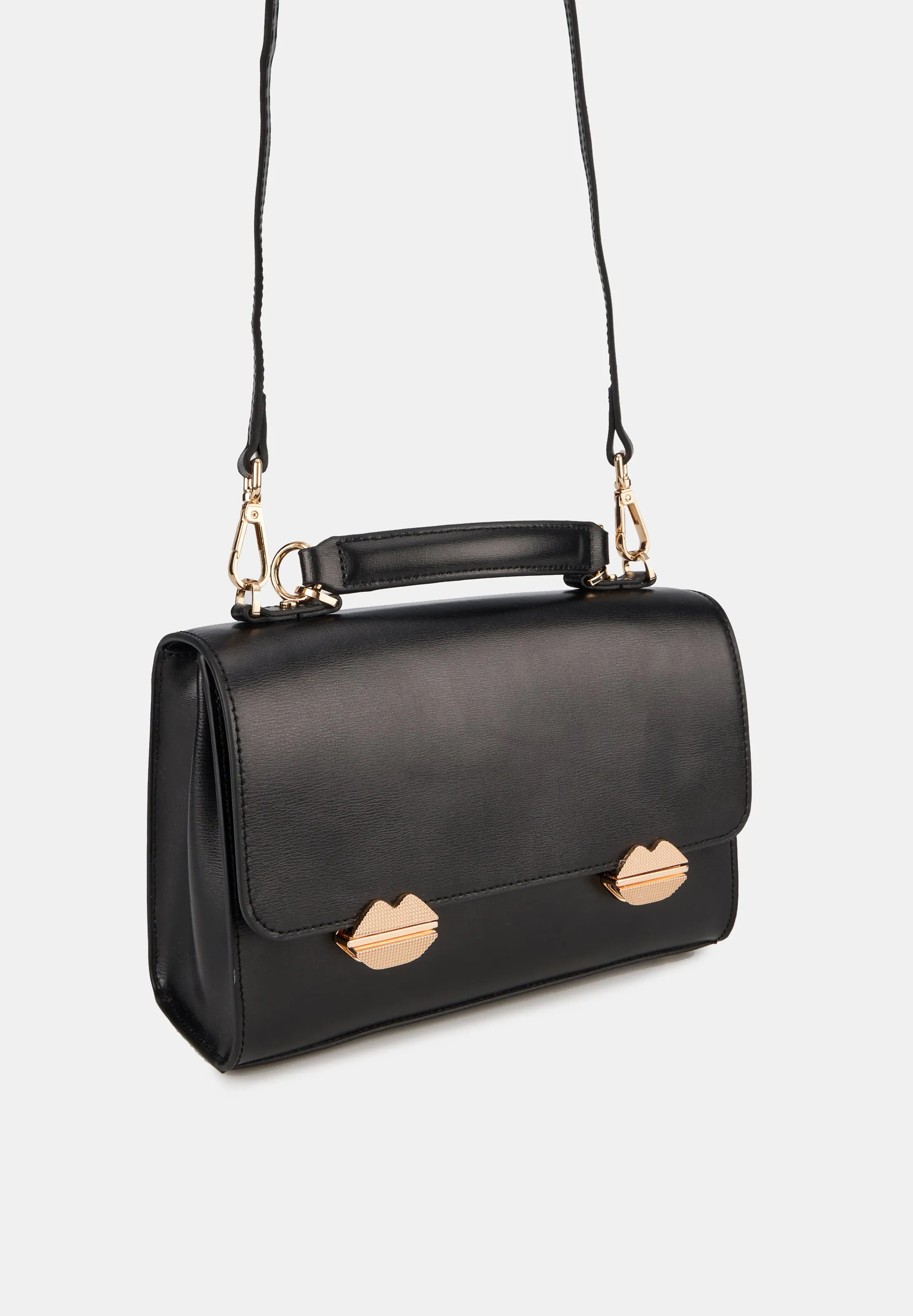 Satchel-Sealed With A Kiss Noir