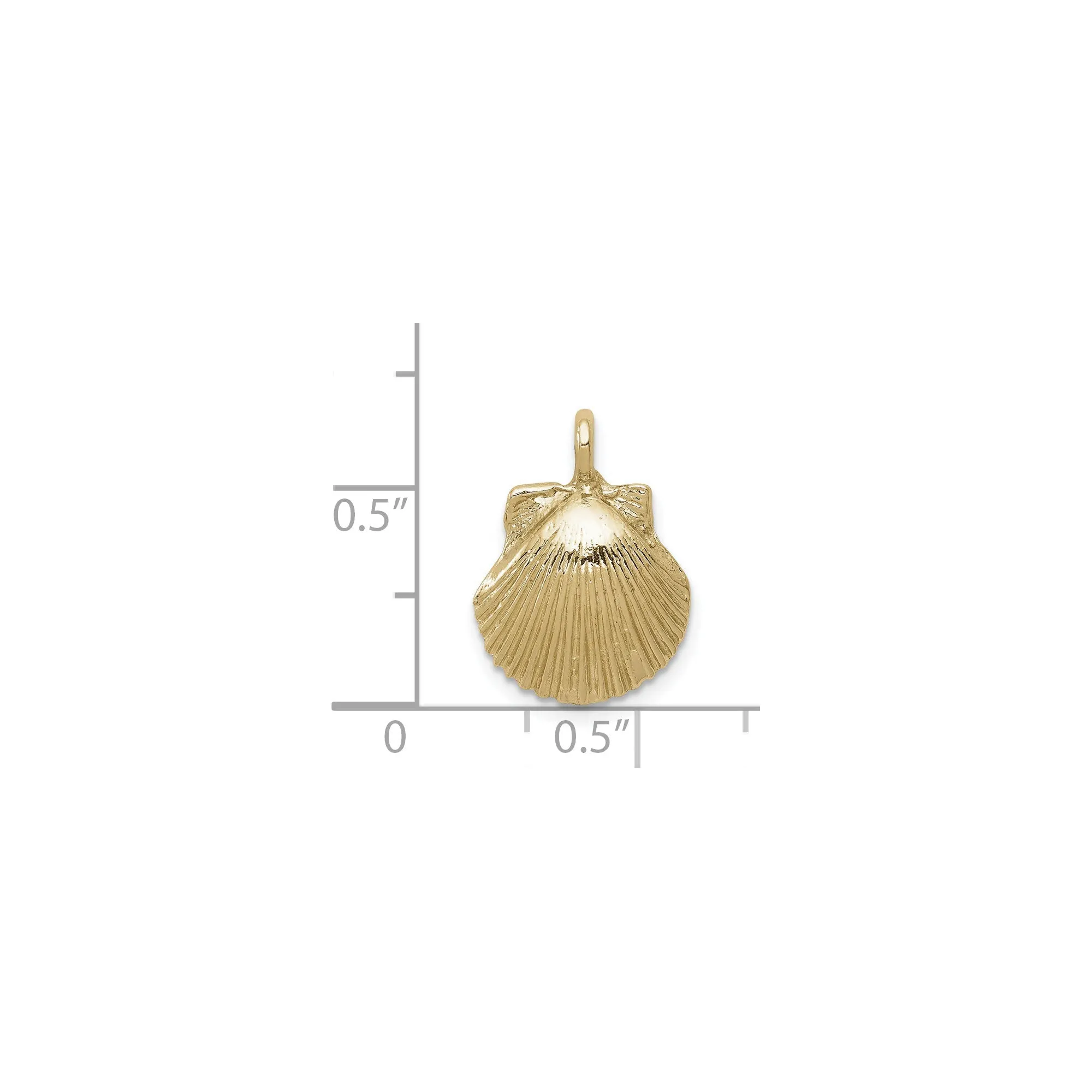 Sea Shell Pendant (14K)