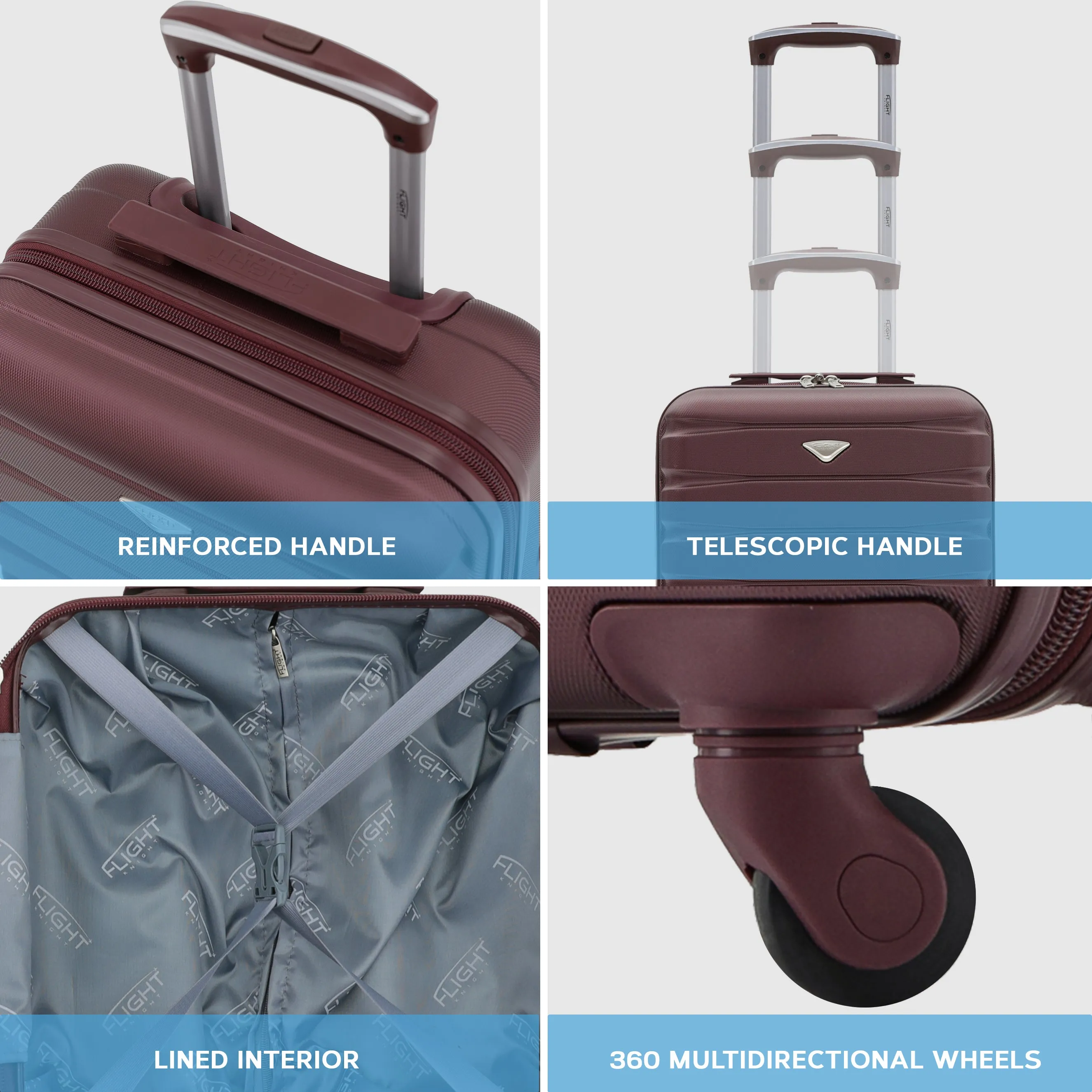 Set Of 2 easyJet Overhead & Underseat Carry On Luggage 45x36x20cm   56x45x25cm