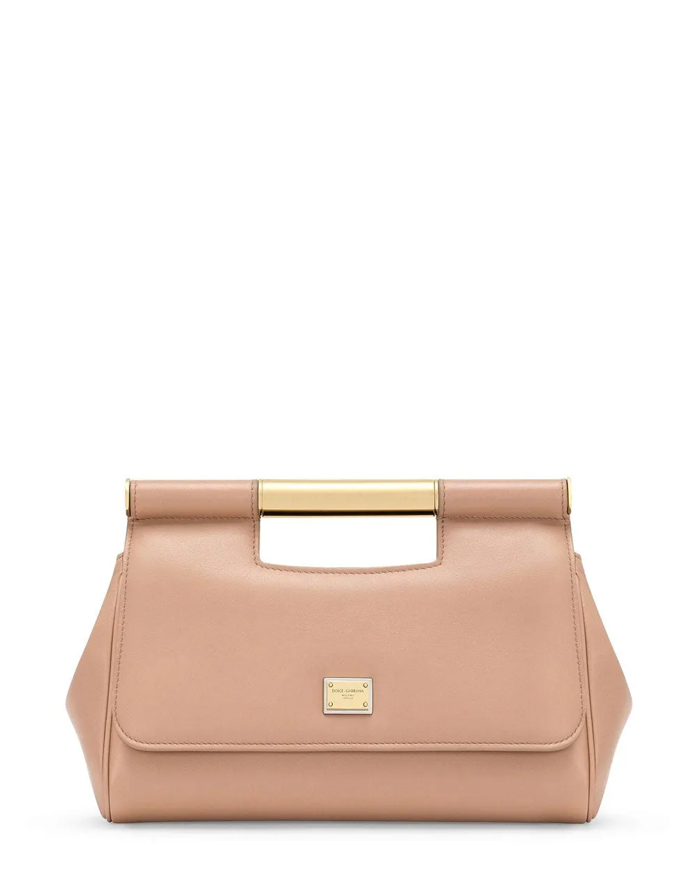 Sicily Clutch Handbag in Beige