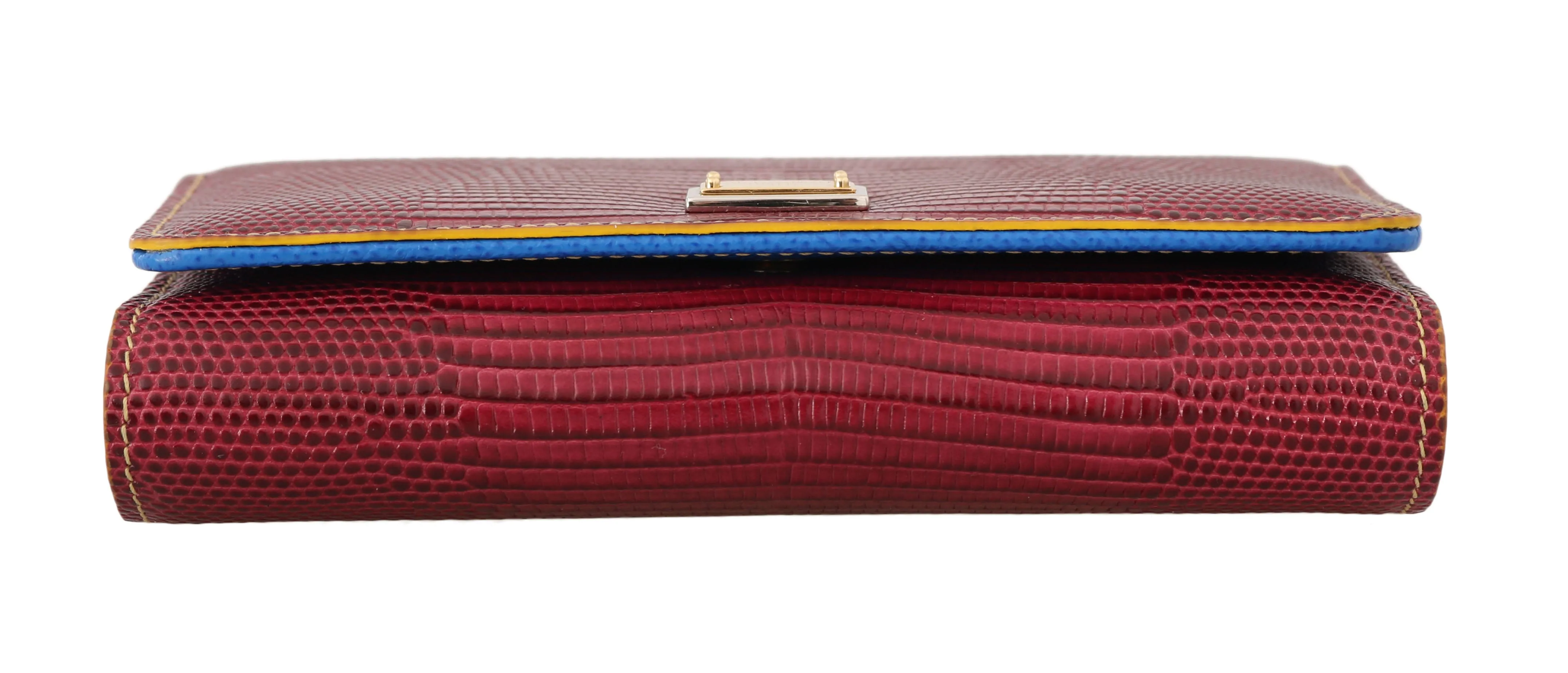 Sicily VON Bordeaux Blue Leather Hand Borse Purse