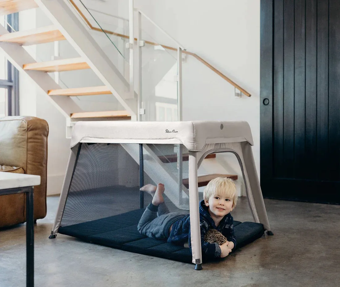 Silver Cross Slumber Travel Crib - Stone