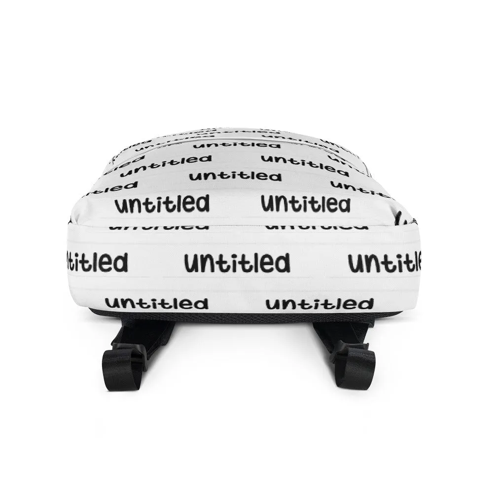 Sketch font backpack
