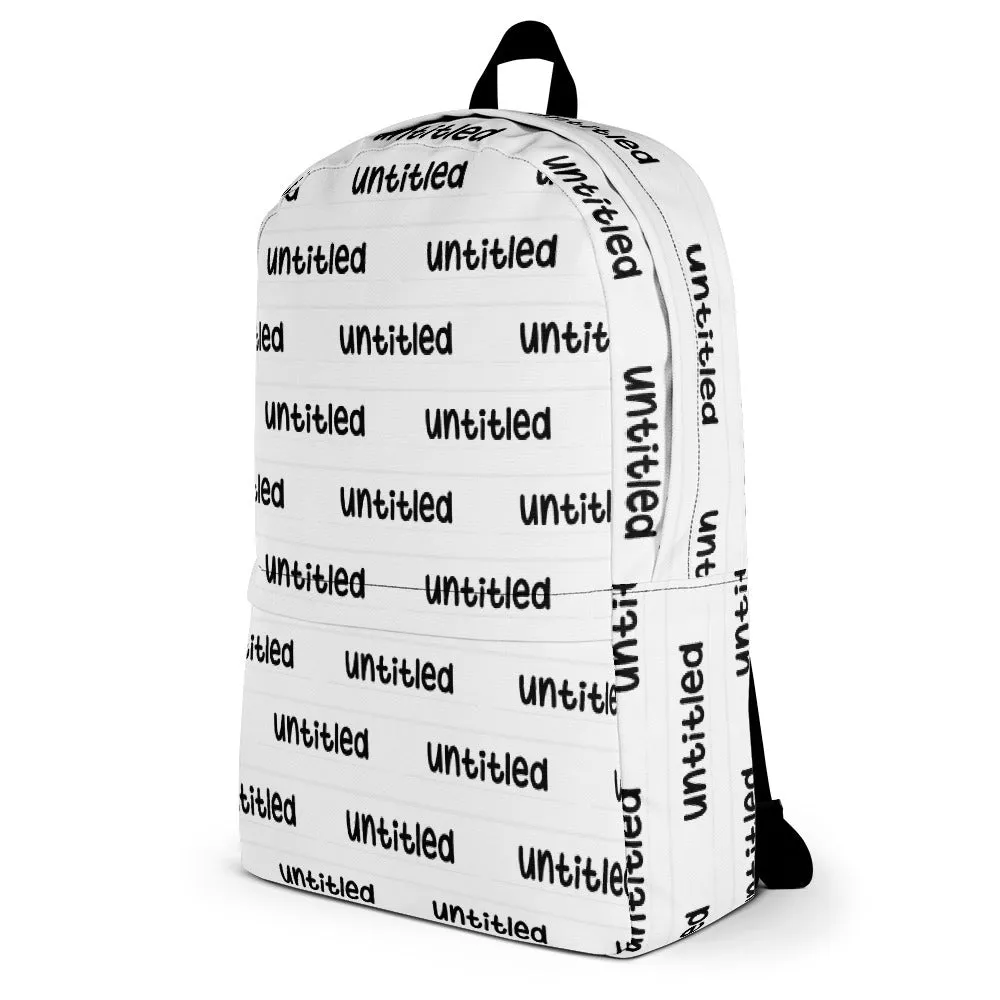 Sketch font backpack