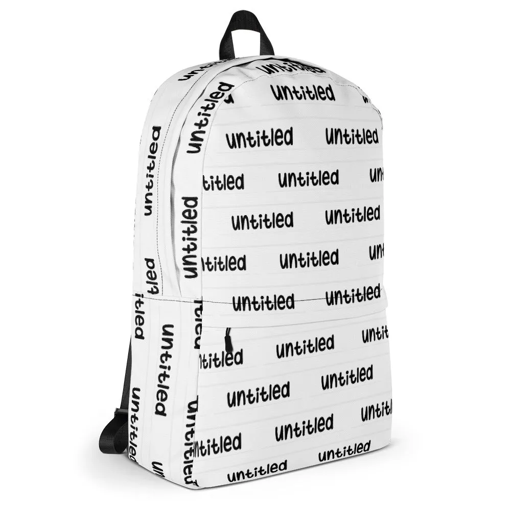 Sketch font backpack