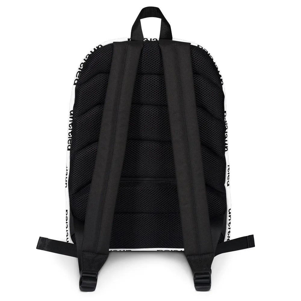 Sketch font backpack