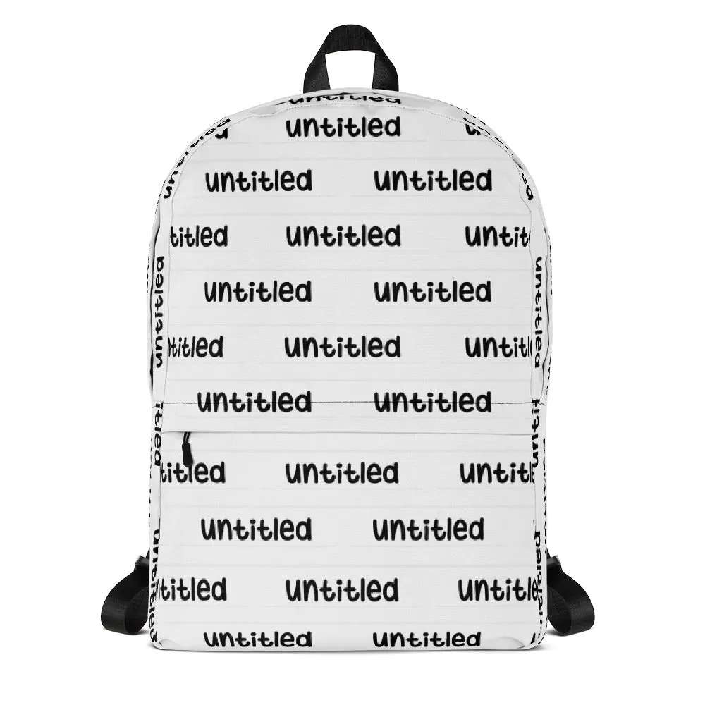Sketch font backpack
