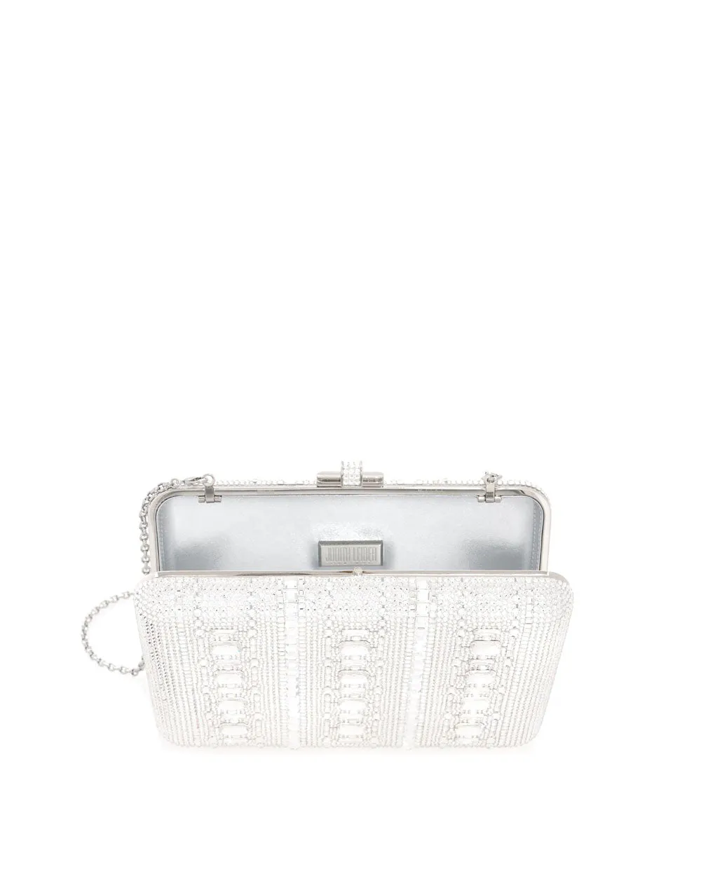 Slim Slide Radiant Jewel Clutch